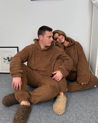 Пижама женская плюшевая махра фото