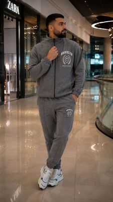 Мужской спортивный костюм Brooklyn, Серый, S-M