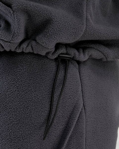 Чоловічий флісовий костюм. Кофта на блискавці та штани., Графітовий, L-XL